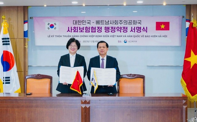 Viet Nam-South Korea agreement on social insurance to take effect from next year- Ảnh 1.