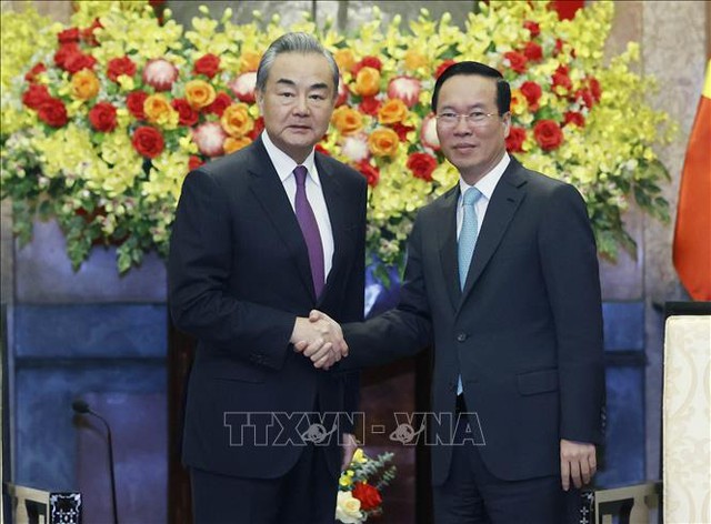 President receives Chinese Foreign Minister - Ảnh 1.