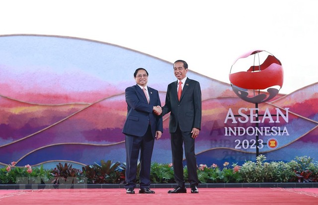 Photos: Vietnamese Prime Minister attends the opening ceremony of 42nd ASEAN Summit - Ảnh 2.