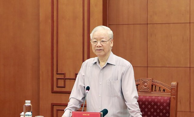 Party leader chairs anti-corruption meeting - Ảnh 1.