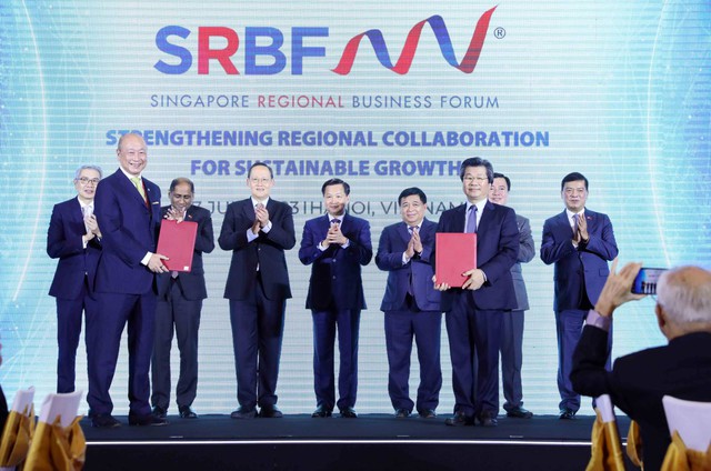 Singapore Regional Business Forum takes place in Ha Noi - Ảnh 1.