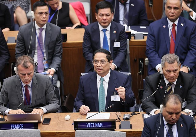 Prime Minister attends UN Climate Ambition Summit - Ảnh 1.
