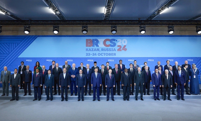 Prime Minister continues meetings with world leaders on sidelines of BRICS Summit- Ảnh 1.