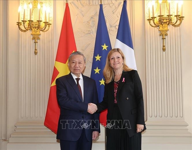 To Lam meets top French legislators - Ảnh 1.