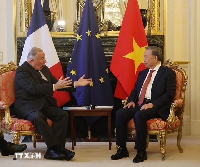 To Lam meets top French legislators - Ảnh 2.