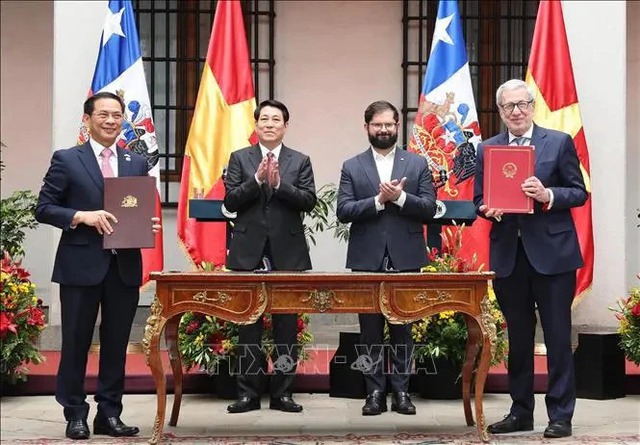 Viet Nam, Chile issue Joint Statement- Ảnh 1.