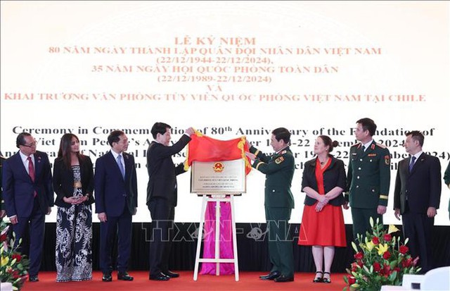 Viet Nam opens defense attaché office in Chile- Ảnh 1.