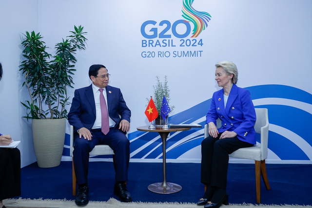 Prime Minister meets world leaders on sidelines of G20 Summit in Brazil- Ảnh 5.