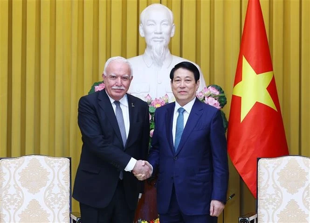 State leader hosts Special Envoy of Palestinian President- Ảnh 1.