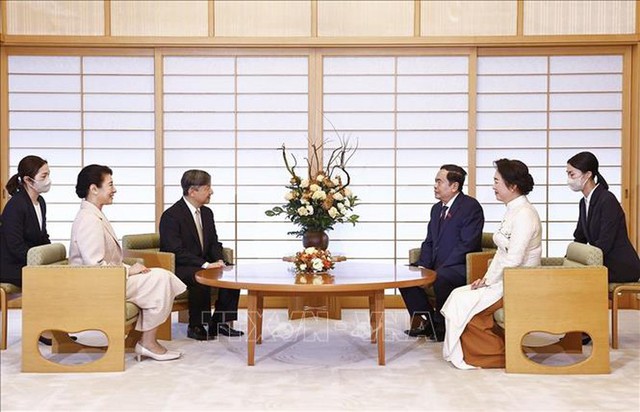 Top legislator meets Japanese Emperor - Ảnh 1.