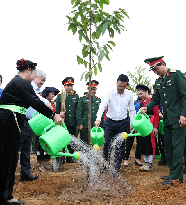President launches 2024 tree planting festival - Ảnh 1.