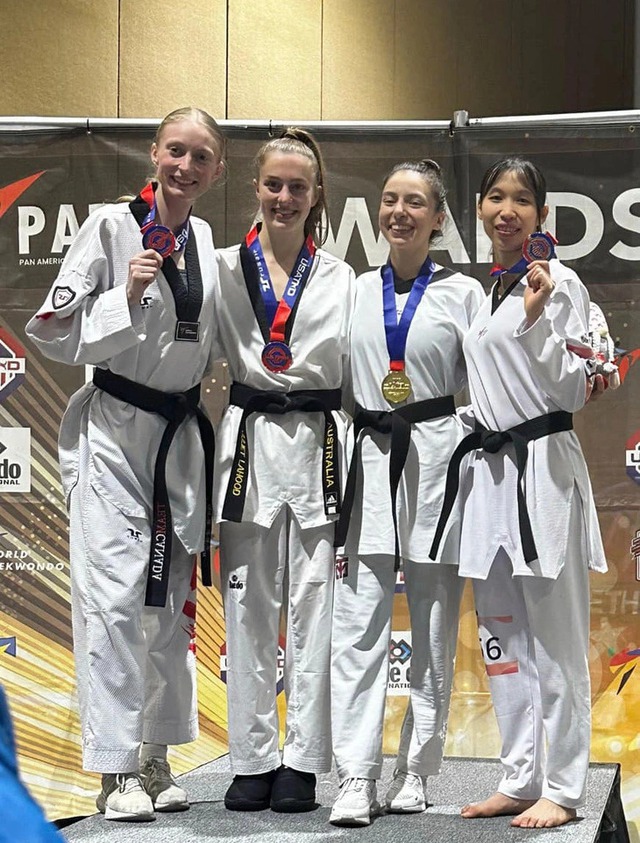 Taekwondo artists take silvers from international competitions- Ảnh 1.