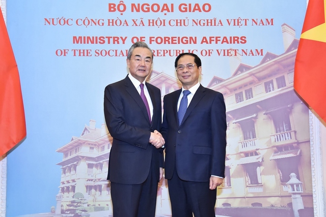 Foreign minister Bui Thanh Son visits China - Ảnh 1.