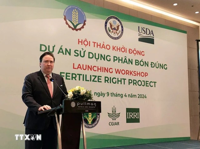 U.S. finances US$4.4 million for Viet Nam to launch Fertilizer Right Project- Ảnh 1.