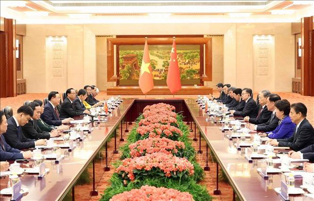 Top Vietnamese, Chinese legislators hold talks- Ảnh 1.