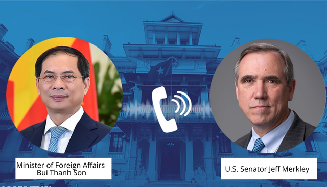 FM holds phone talks with U.S. Senator- Ảnh 1.