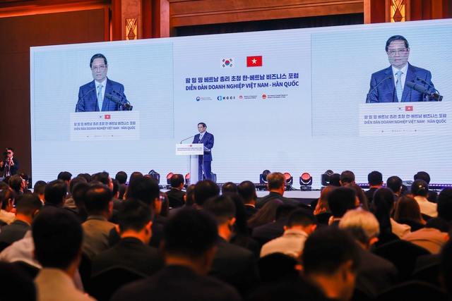 Prime Minister calls on Korean businesses to invest in emerging sectors- Ảnh 1.