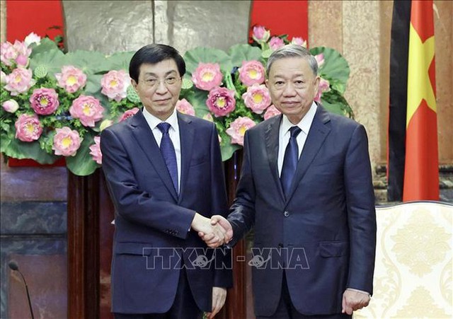 President To Lam hosts Chinese General Secretary and President's Special Representative- Ảnh 1.