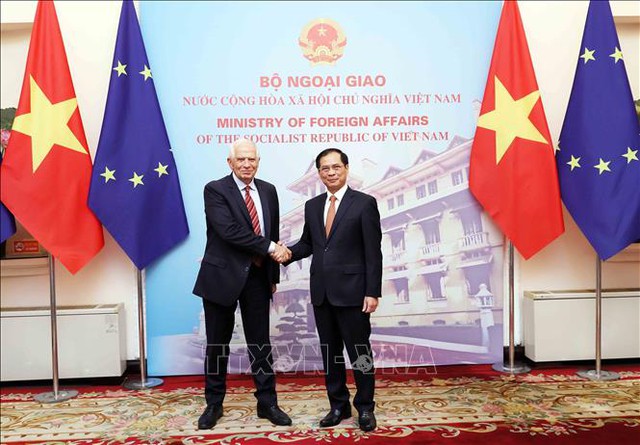 FM holds talks with EC Vice President- Ảnh 1.