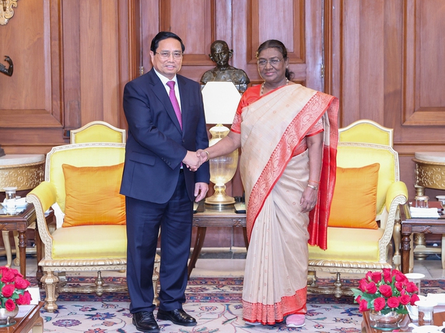 Prime Minister meets with Indian President- Ảnh 1.