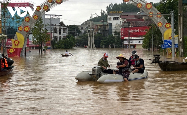 Heavy rains result in unprecedented flooding in Yen Bai- Ảnh 4.