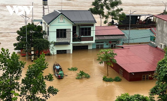 Heavy rains result in unprecedented flooding in Yen Bai- Ảnh 15.