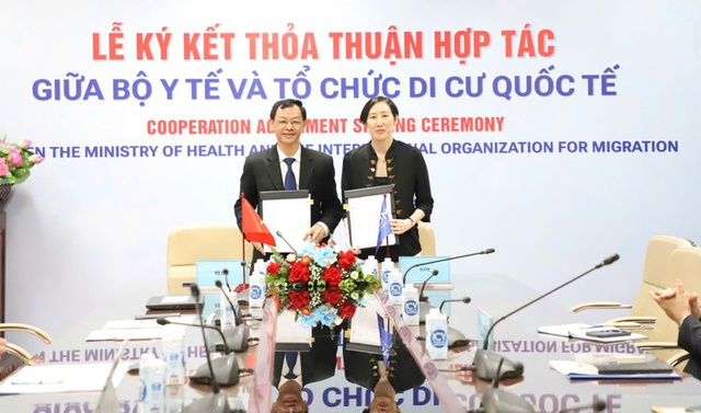 IOM, health ministry join hands to promote migrant health and well-being- Ảnh 1.