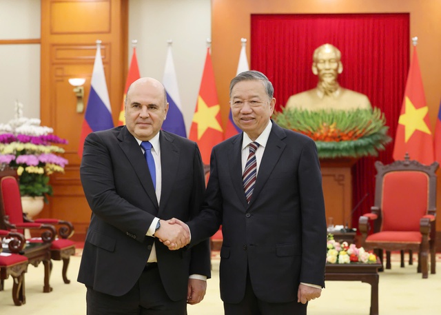 Party leader receives Russian Prime Minister- Ảnh 1.