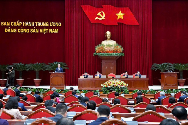 Party Central Committee convenes meeting to discuss rearrangement of political system apparatus- Ảnh 1.