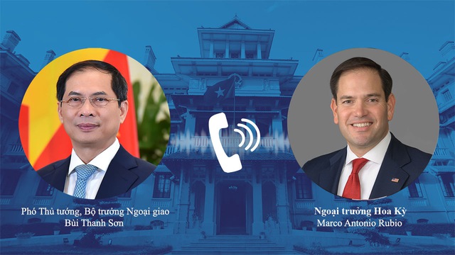 Deputy PM Bui Thanh Son holds phone conversation with U.S. Secretary of State- Ảnh 1.