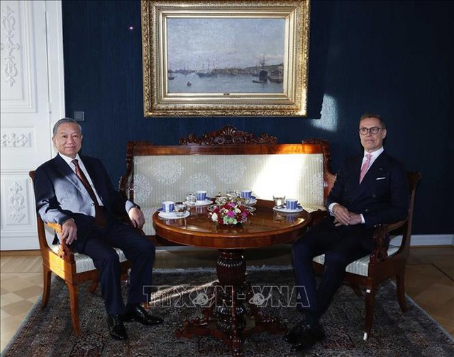 Finish President hosts official welcome ceremony for Party chief To Lam- Ảnh 3. Finish President hosts official welcome ceremony for Party chief To Lam- Ảnh 3.