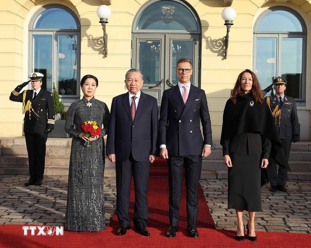 Finish President hosts official welcome ceremony for Party chief To Lam- Ảnh 1. Finish President hosts official welcome ceremony for Party chief To Lam- Ảnh 1.