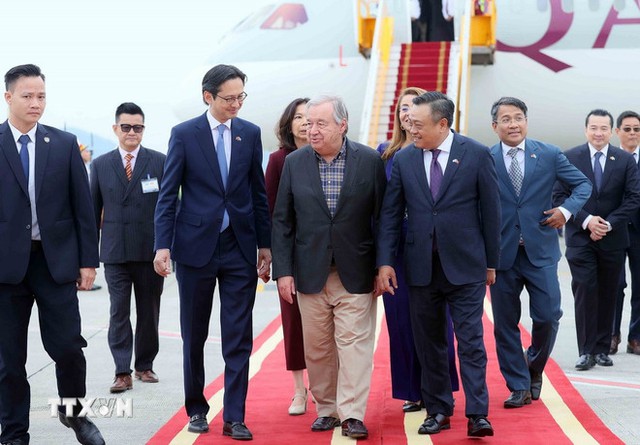 UN Secretary-General embarks on official visit to Viet Nam- Ảnh 2.