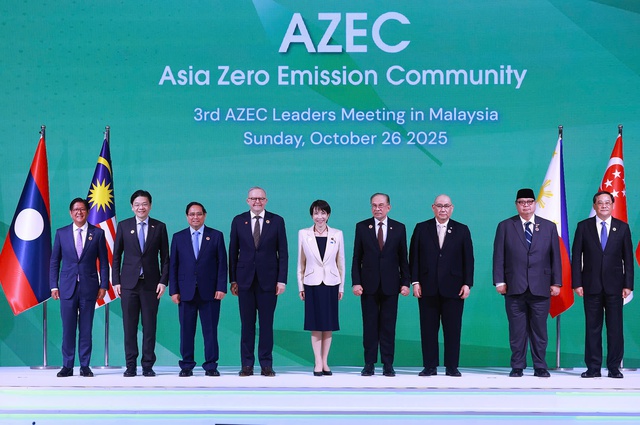 Prime Minister Pham Minh Chinh attends 3rd Asia Zero Emission Community Leaders' Meeting - Ảnh 1. Prime Minister Pham Minh Chinh attends 3rd Asia Zero Emission Community Leaders' Meeting - Ảnh 1.