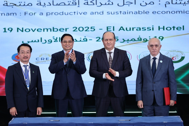 Prime Minister Pham Minh Chinh attends Viet Nam-Algeria Economic Forum- Ảnh 1.