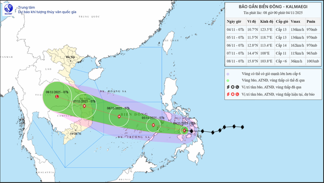 Viet Nam braces for Typhoon Kalmaegi- Ảnh 1.