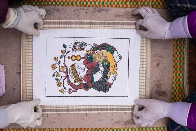 Vietnamese Dong Ho folk painting craft named in UNESCO's urgent safeguarding list- Ảnh 2. Vietnamese Dong Ho folk painting craft named in UNESCO's urgent safeguarding list- Ảnh 2.