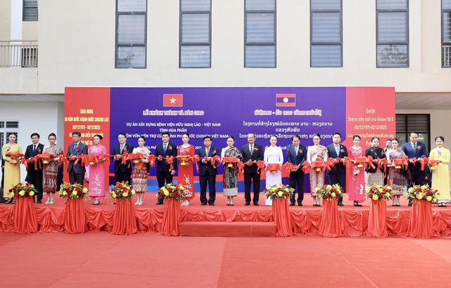 Laos-Viet Nam Friendship Hospital inaugurated - Ảnh 1. Laos-Viet Nam Friendship Hospital inaugurated - Ảnh 1.