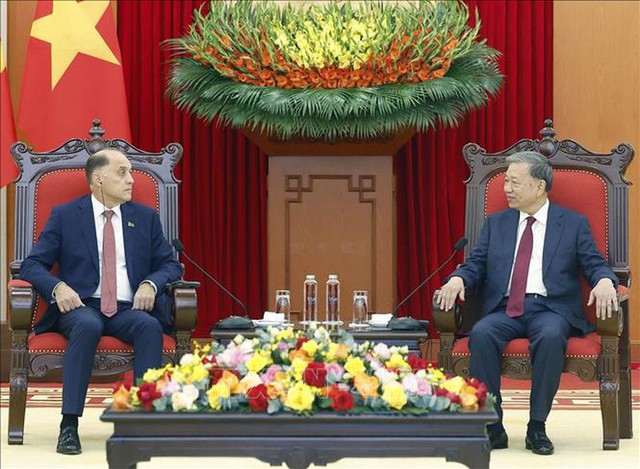 Party chief hosts Secretary of the Belarusian State Security Council- Ảnh 1. Party chief hosts Secretary of the Belarusian State Security Council- Ảnh 1.