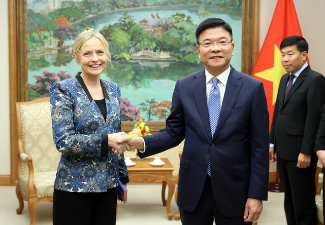 Deputy Prime Minister Le Thanh Long hosts Amazon Vice President- Ảnh 1.
