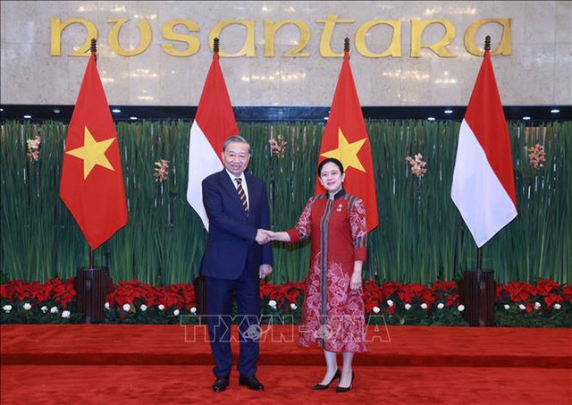 Party chief meets top Indonesian legislators in Jakarta- Ảnh 2.