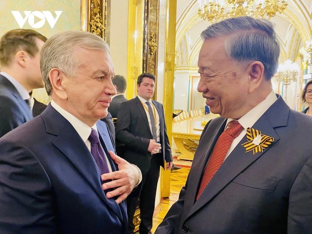 Party chief To Lam meets foreign leaders in Moscow - Ảnh 3. Party chief To Lam meets foreign leaders in Moscow - Ảnh 3.
