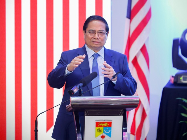 PM delivers policy speech at National University of Malaysia- Ảnh 1. PM delivers policy speech at National University of Malaysia- Ảnh 1.