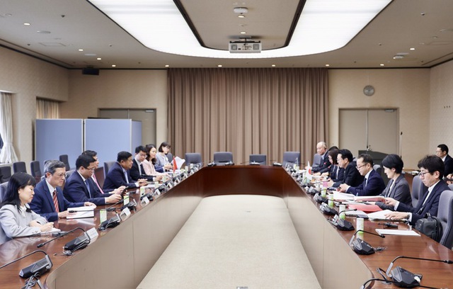 Deputy Prime Minister meets former Japanese Prime Minister in Tokyo - Ảnh 2. Deputy Prime Minister meets former Japanese Prime Minister in Tokyo - Ảnh 2.