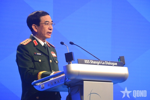 Address by Vietnamese Minister of National Defense at Shangri-La Dialogue 2025- Ảnh 1. Address by Vietnamese Minister of National Defense at Shangri-La Dialogue 2025- Ảnh 1.