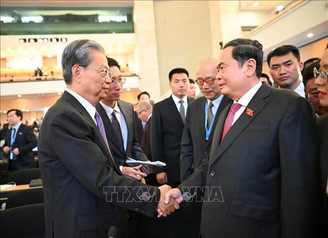Top legislator meets foreign counterparts on WCSP-6 sidelines- Ảnh 3. Top legislator meets foreign counterparts on WCSP-6 sidelines- Ảnh 3.
