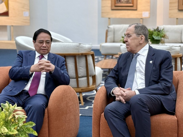 Prime Minister meets foreign leaders on sidelines of 17th BRICS Summit- Ảnh 5. Prime Minister meets foreign leaders on sidelines of 17th BRICS Summit- Ảnh 5.