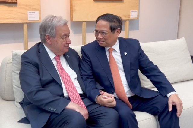 Prime Minister Pham Minh Chinh meets world leaders on BRICS Summit sidelines- Ảnh 1.