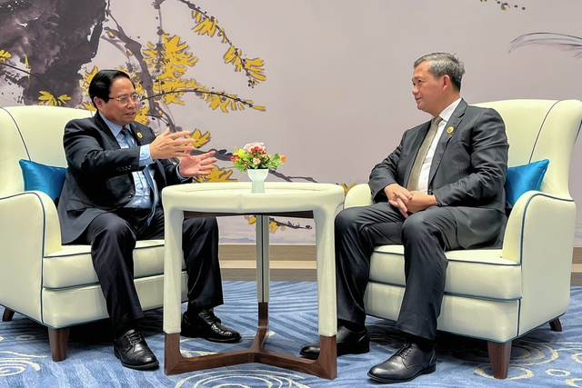 Prime Minister Pham Minh Chinh meets world leaders on SCO Summit 2025 sidelines- Ảnh 1. Prime Minister Pham Minh Chinh meets world leaders on SCO Summit 2025 sidelines- Ảnh 1.