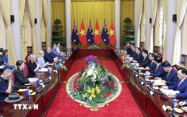 State President holds talks with Australian Governor-General Sam Mostyn- Ảnh 1.